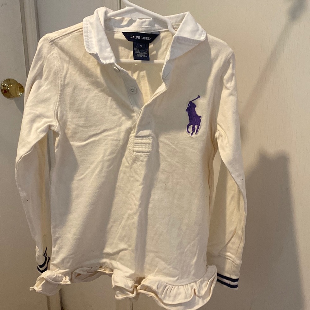 Ralph Lauren girls rugby shirt